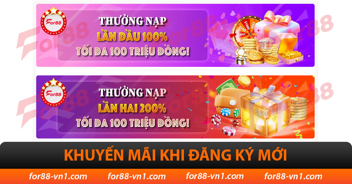 Khuyến mãi khi đăng ký mới